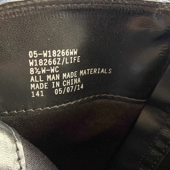 White Mountain Wide Calf, Wide Width Black/Smooth Leather Boots - Picture 8 of 10